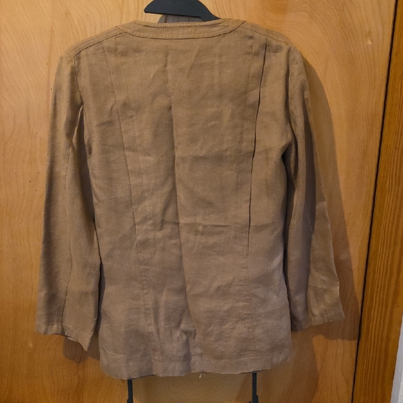 Luisa Spagnoli Vintage Brown Jacket with Button Accents - Picture 2 of 10